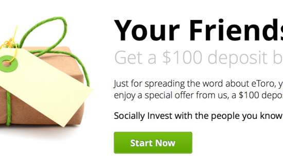 Refer-a-friend eToro offer