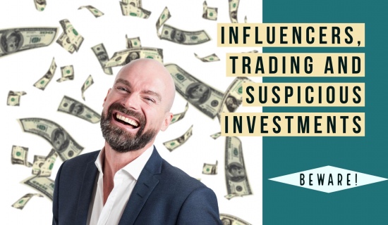 Influencers, trading and suspicious investments