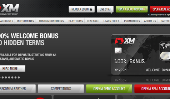 Free trading bonus with XM